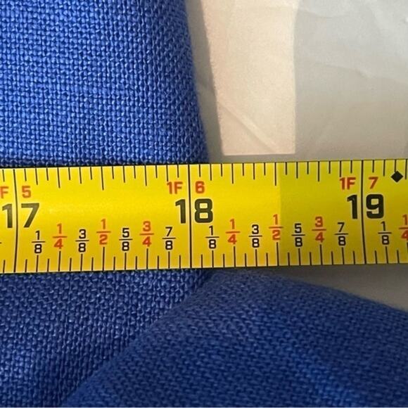 Talbots Cobalt Blue 100% Linen CottageCore Blazer Jacket NWOT Size 4 - Picture 10 of 11